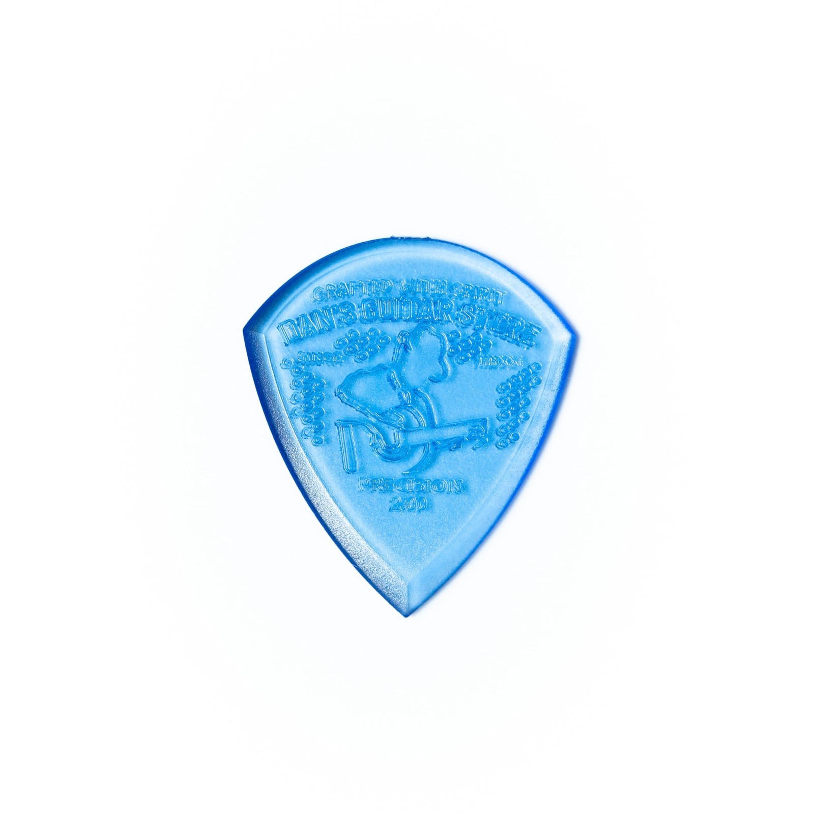 Dan's Guitar Store - Premium 2.00mm Precision Pick - 5-Pack - Extra Heavy Pre...