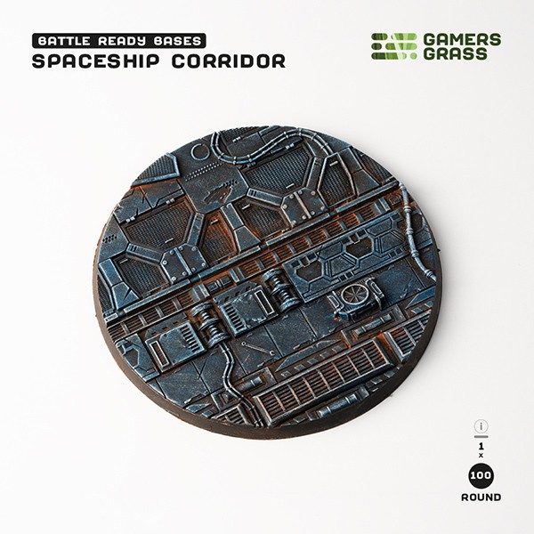 Battle Ready Bases: Spaceship Corridor - Round 100mm (x1)
