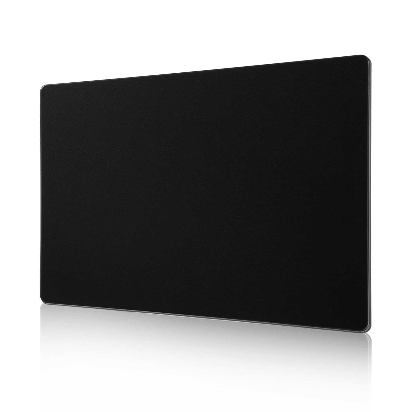 Glass Gaming Mouse Pad, 3mm Ultra-Thin Hard 13.7L x 9.8W inches, BLACK