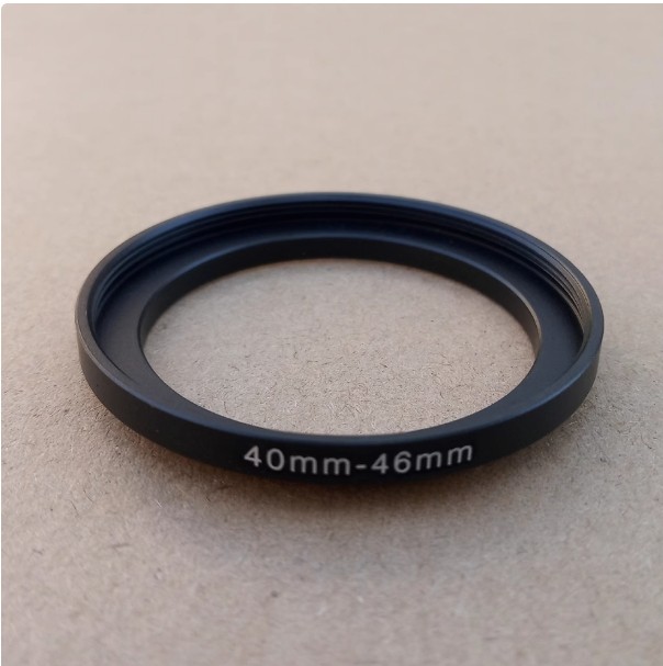 M40 40mmx0.75 to M46 46mmx0.75 Thread 40-46 Camera Lens Adapter Ring