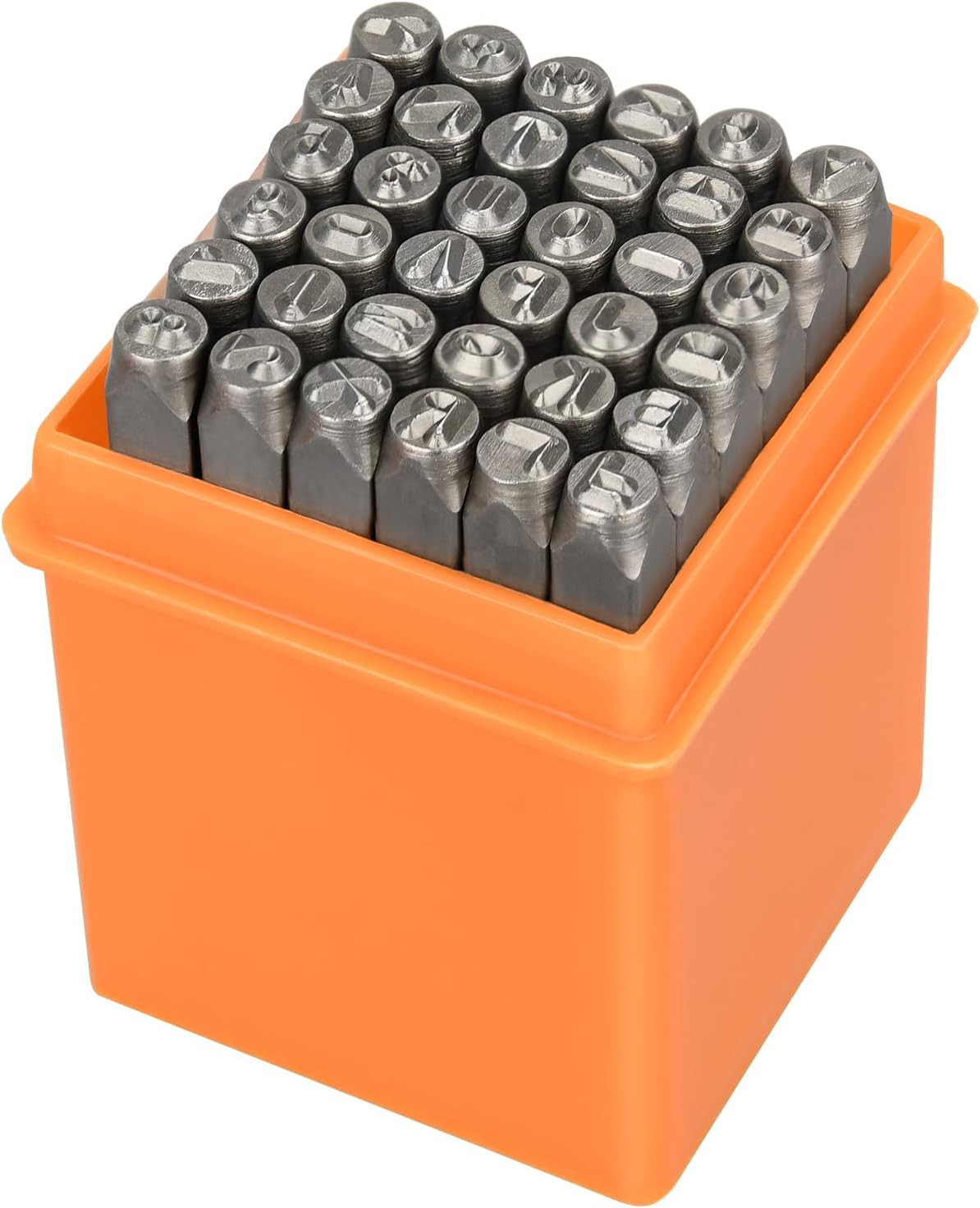 37Pcs Metal Stamping Kit, 3Mm(1/8") Number and Letter Stamp Set, Include Artisti