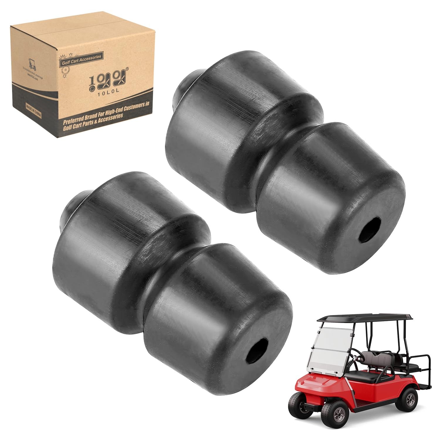 10L0L 2 Pack Golf Cart Bumper Jounce
