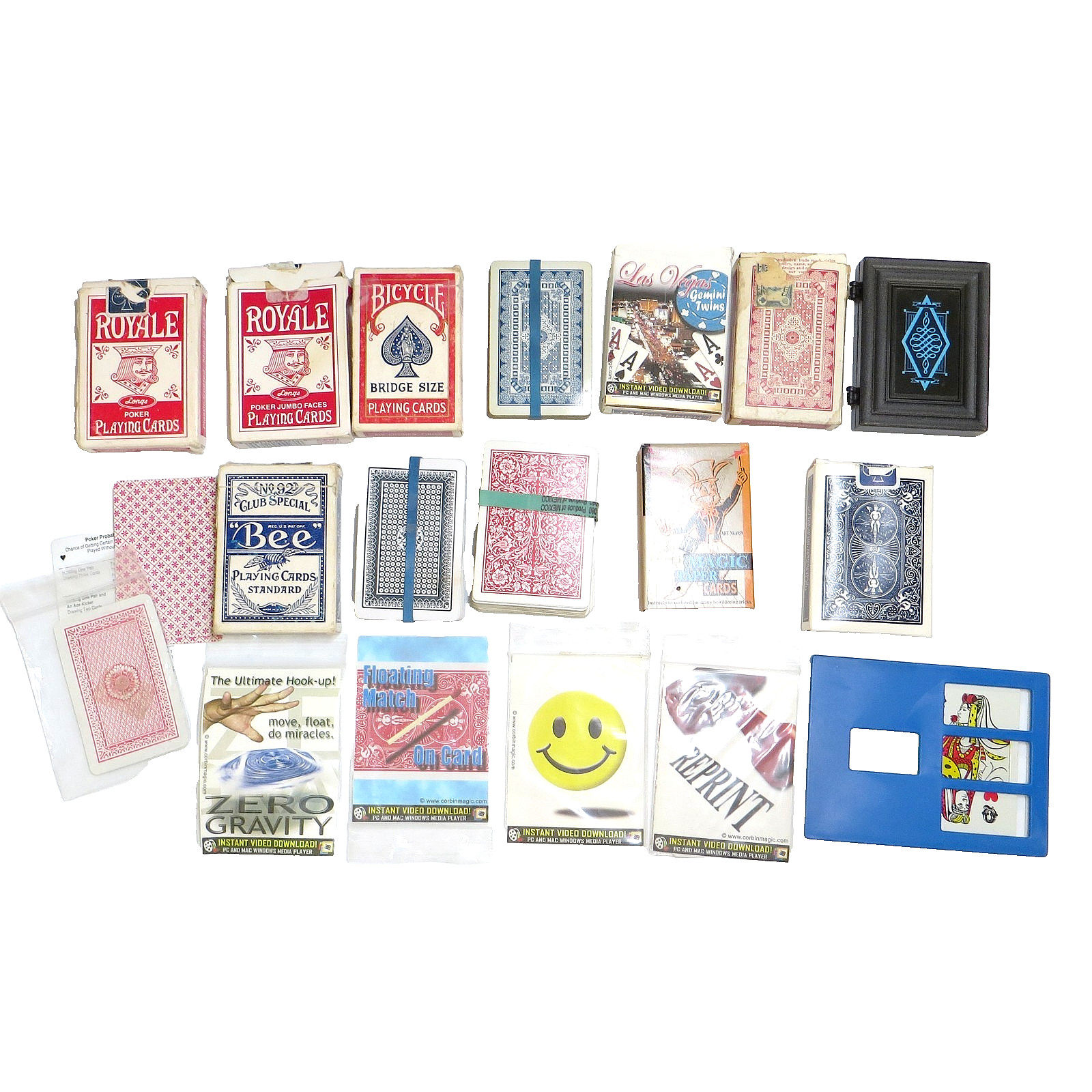 Vintage Playing Cards Mixed Lot Decks and Magic Tricks