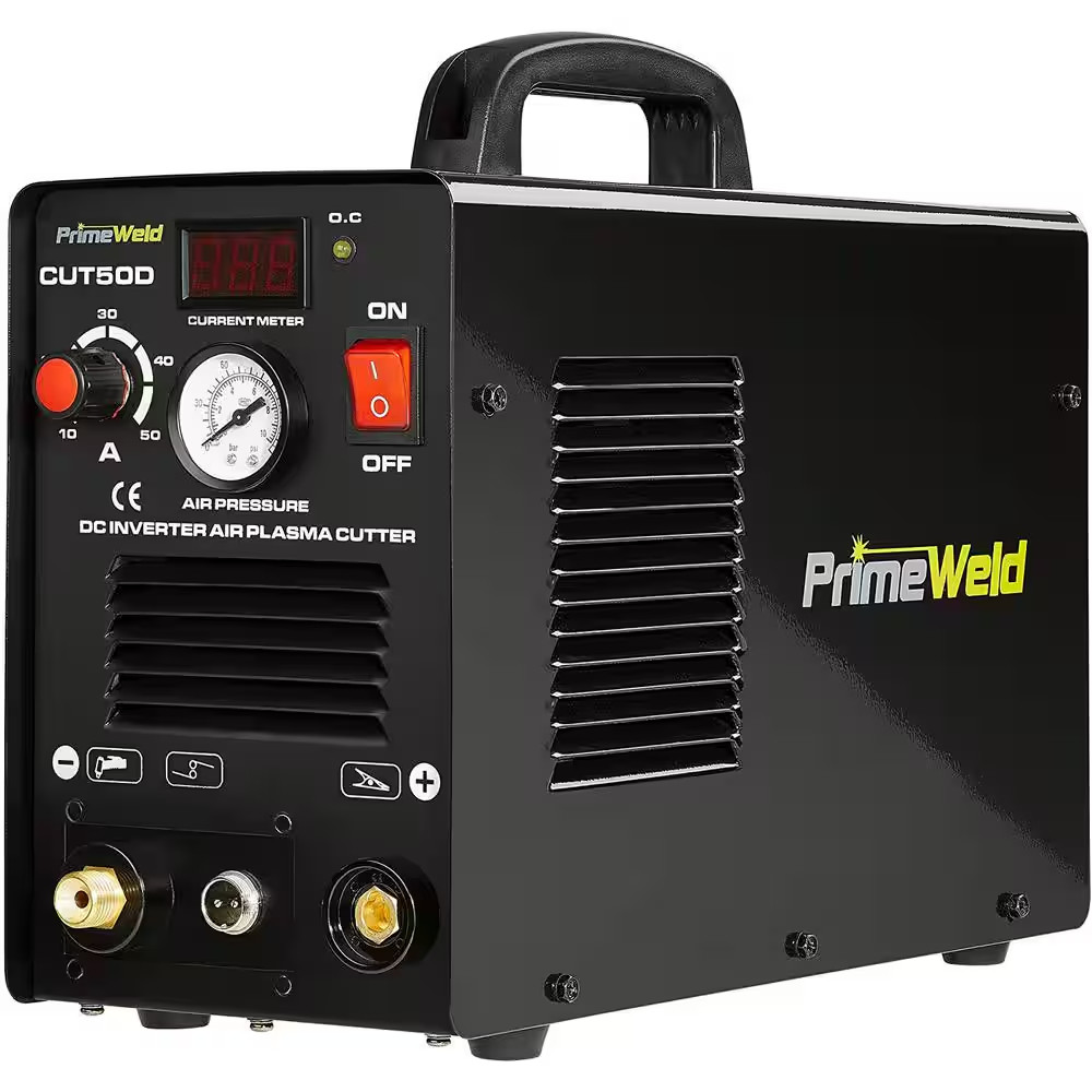 50 Amp Plasma Cutter 1/2 In. Clean Cut 110-Volt/220-Volt DC Cutting Machine