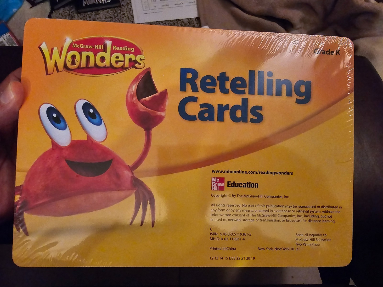 Reading Wonders Retelling Cards - Kindergarten - NIP - Free Shipping