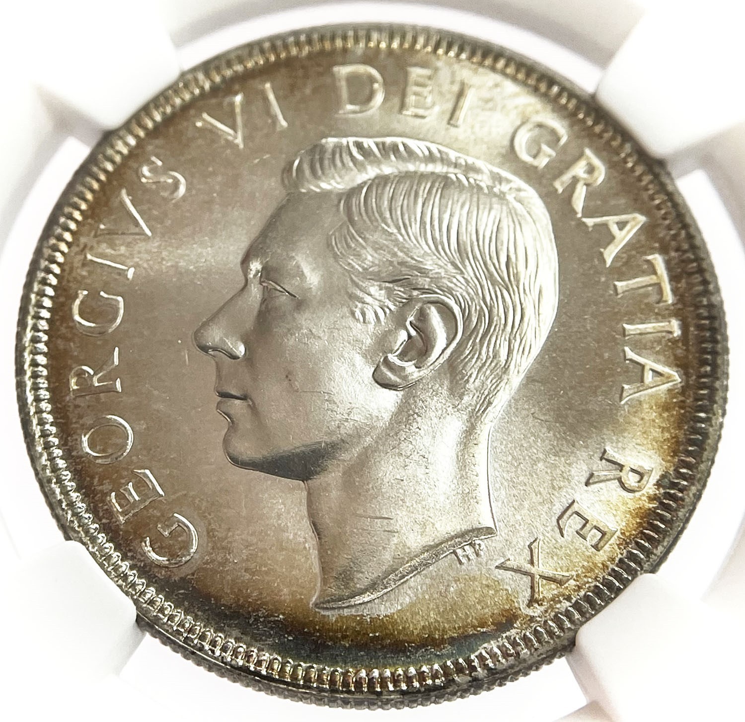 1949 SILVER CANADA $1 DOLLAR KING GEORGE VI NGC MINT STATE 63 *PREMIUM QUALITY*