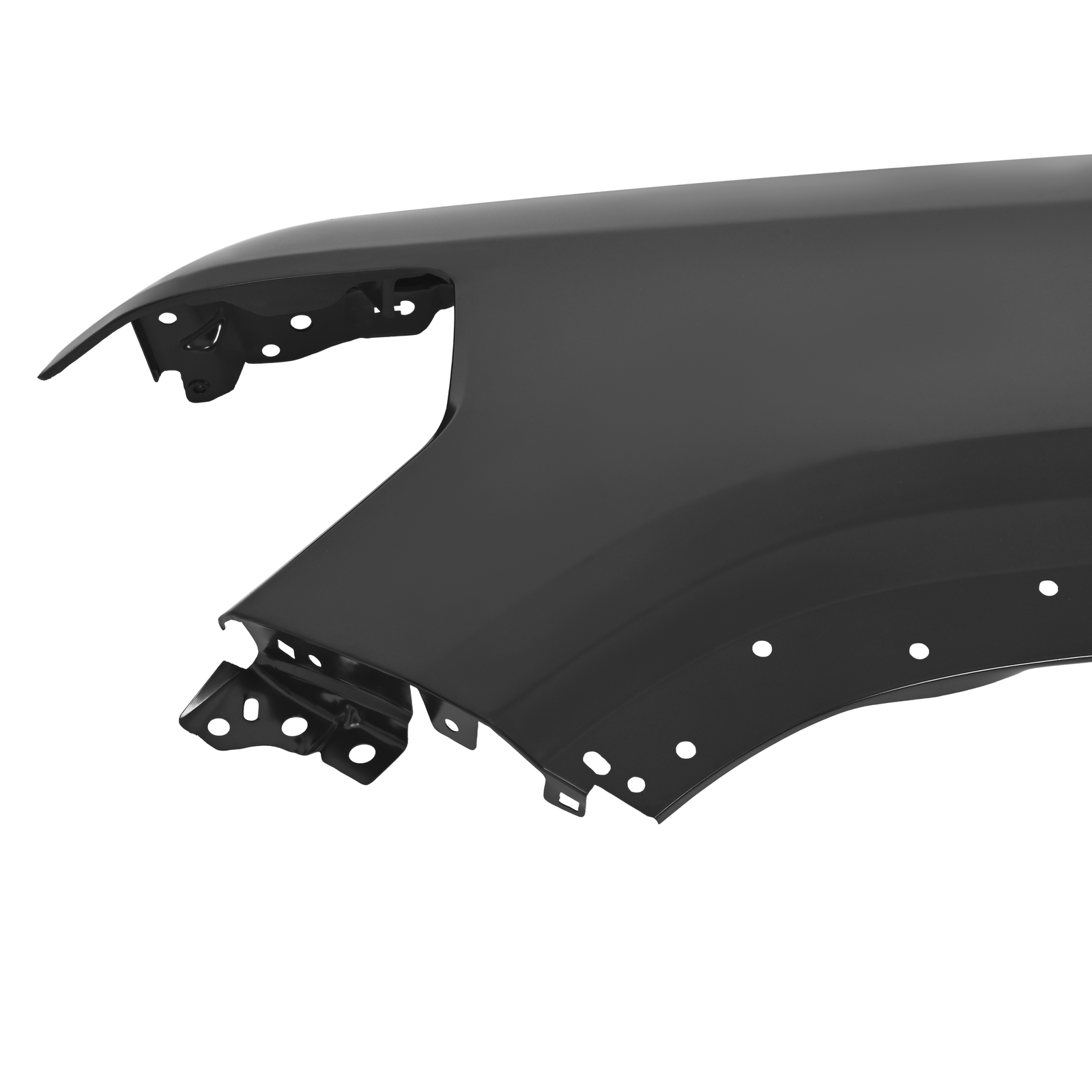 For GMC Sierra 1500 2019-23 Electrophoresis Black Front Fender Left Driver Side