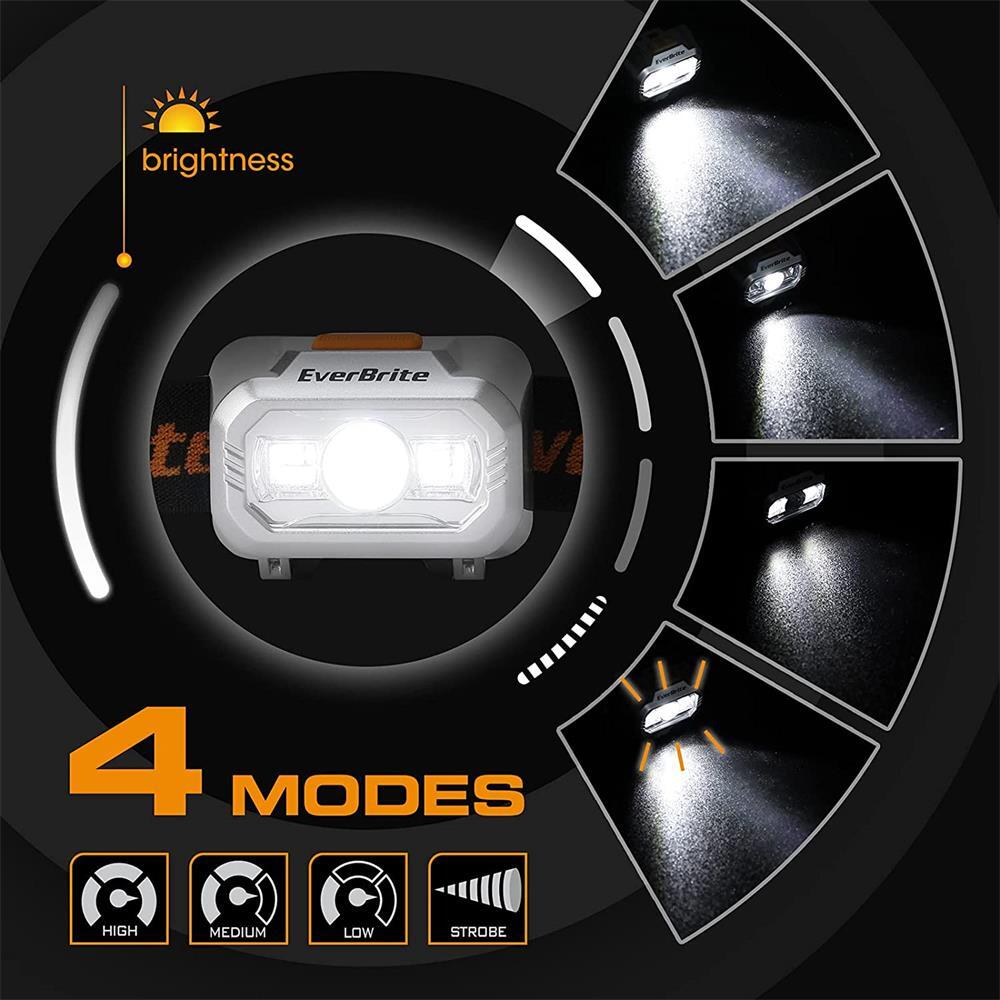 5PCS ‎150LM LED Headlamp 4 Light Modes Headlight Pivoting Head Torch Work Light