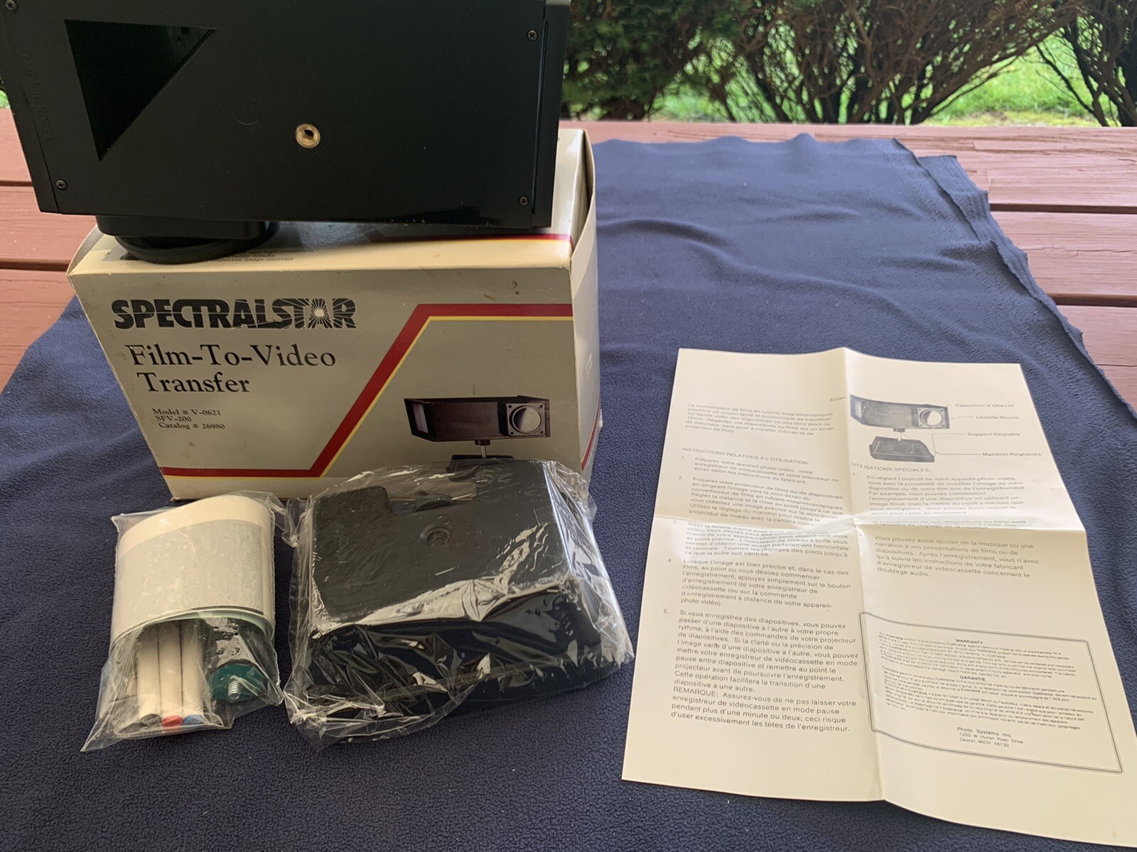 Vtg. SPECTRALSTAR V-0621 Film -Video-Transfer SFV-200 V0621 NOS w/Box Never Used