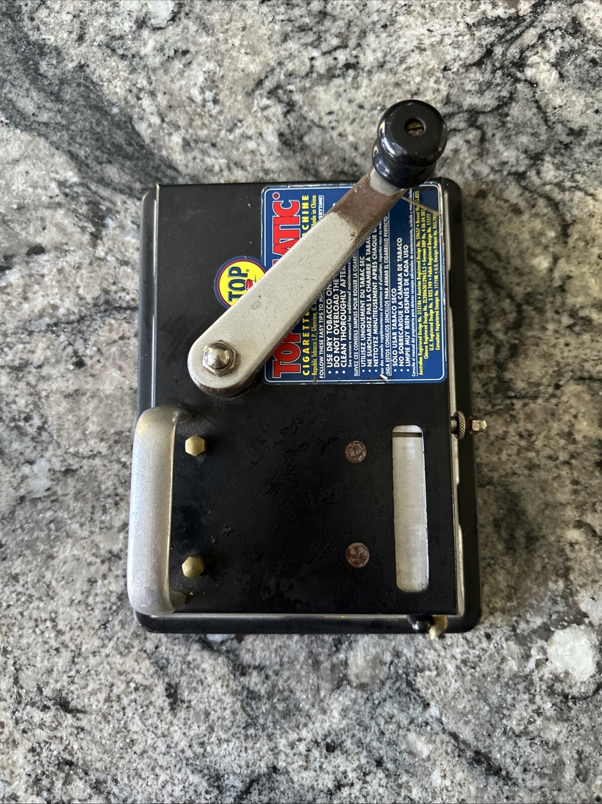 Top Brand Top-O-Matic Cigarette Rolling Machine