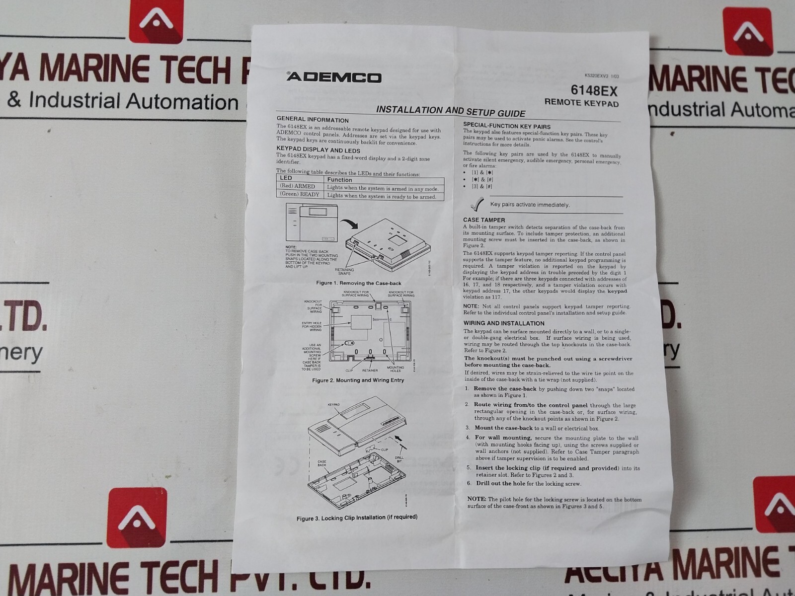 Honeywell 6148ex fixed lcd keypad