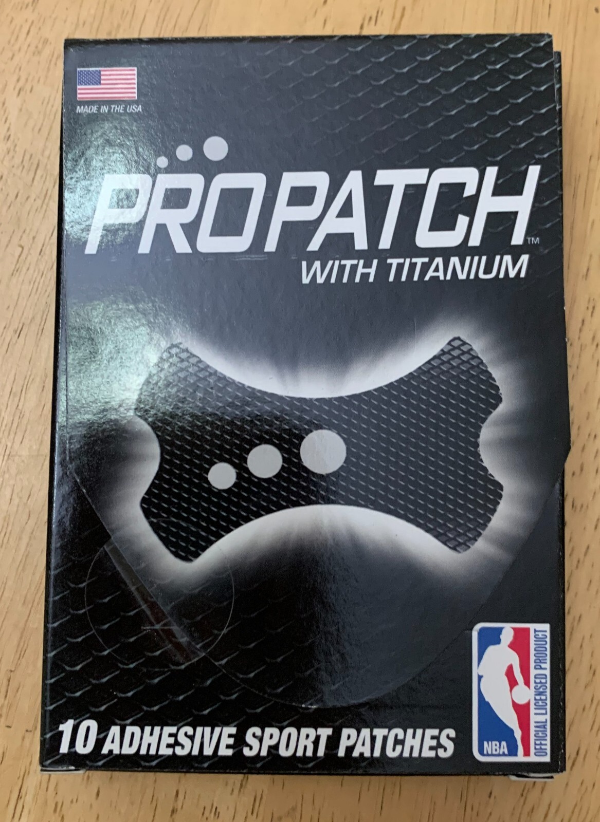 PROPATCH with Titanium - Black  10 Adhesive Sport Patches - 4 boxes