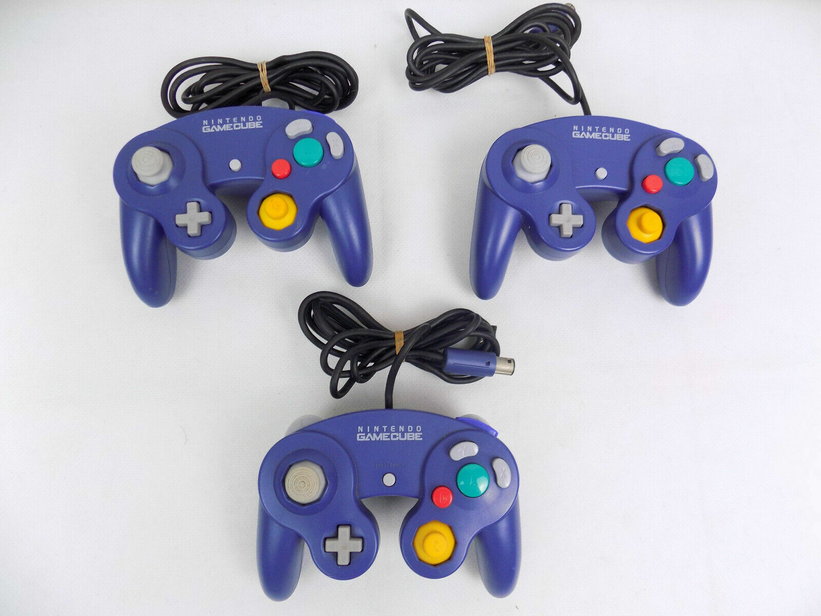 Genuine Nintendo GameCube Controller Purple Indigo Official Authentic