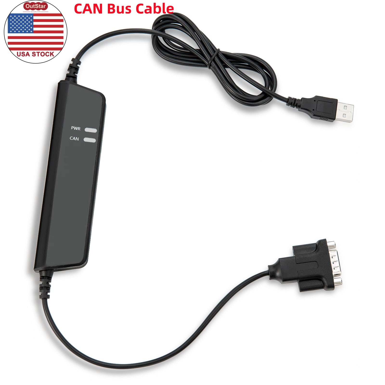 For Kvaser Leaf Light HS V2 Cheaper CAN Bus Cable Supports USB for CAN *USA