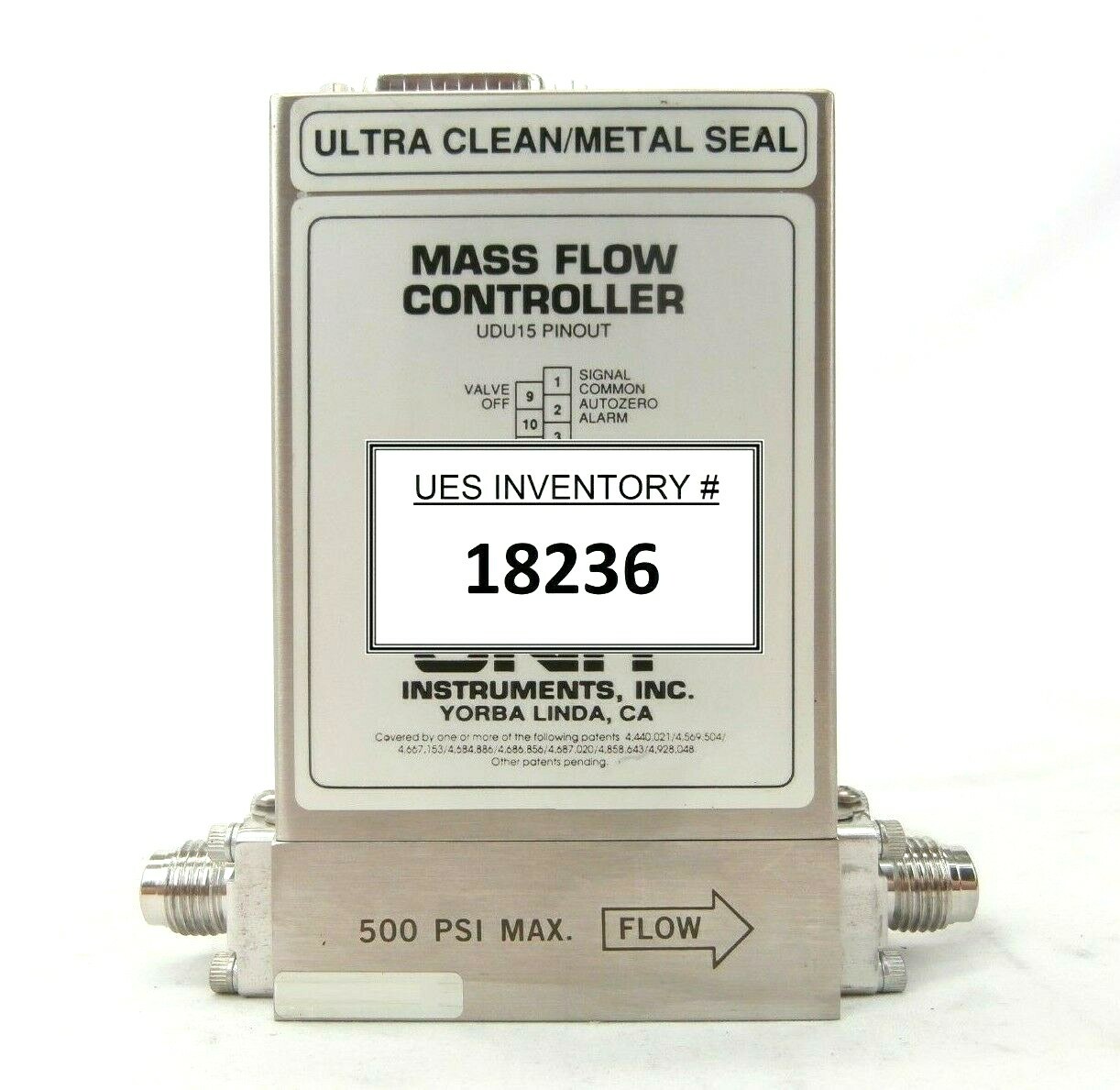 UNIT Instruments UFC-8160 Mass Flow Controller MFC 200 SCCM CF4 Working Spare