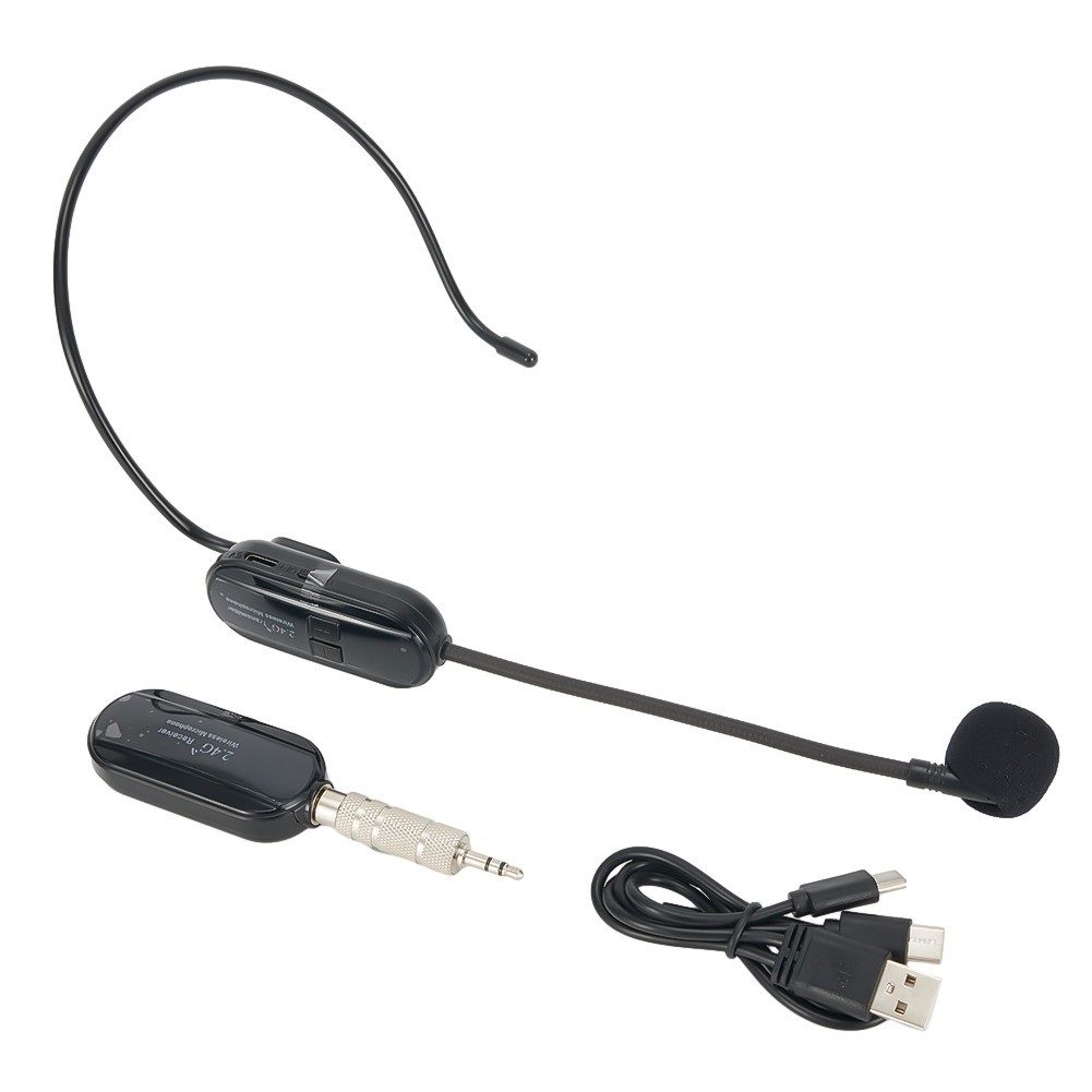 for 2.4G Wireless Microphone Headset 160FT Range Mic For Teach Outdoor Speech
