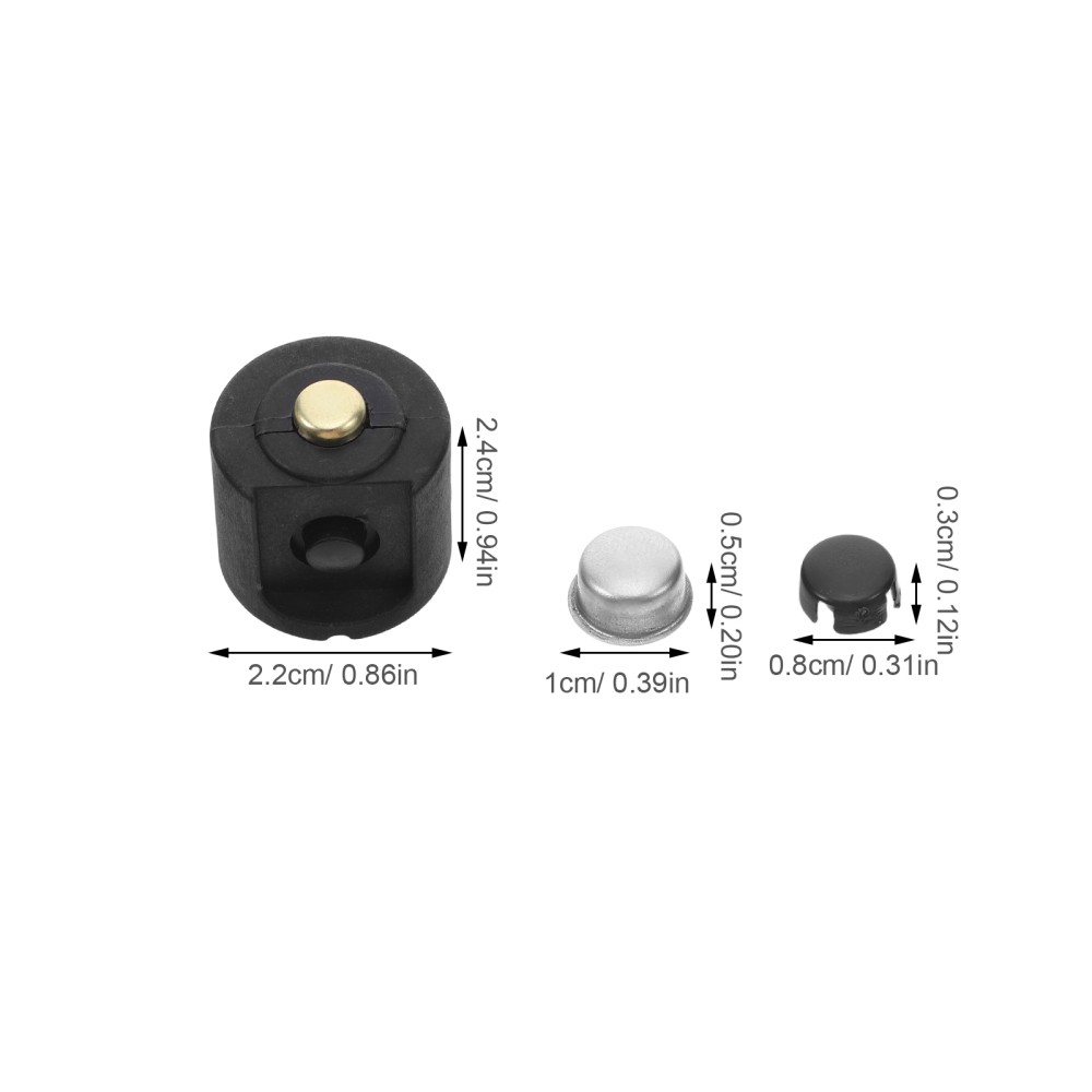 12 Sets Flashlight Accessories Boot Cover for Push Button Switch