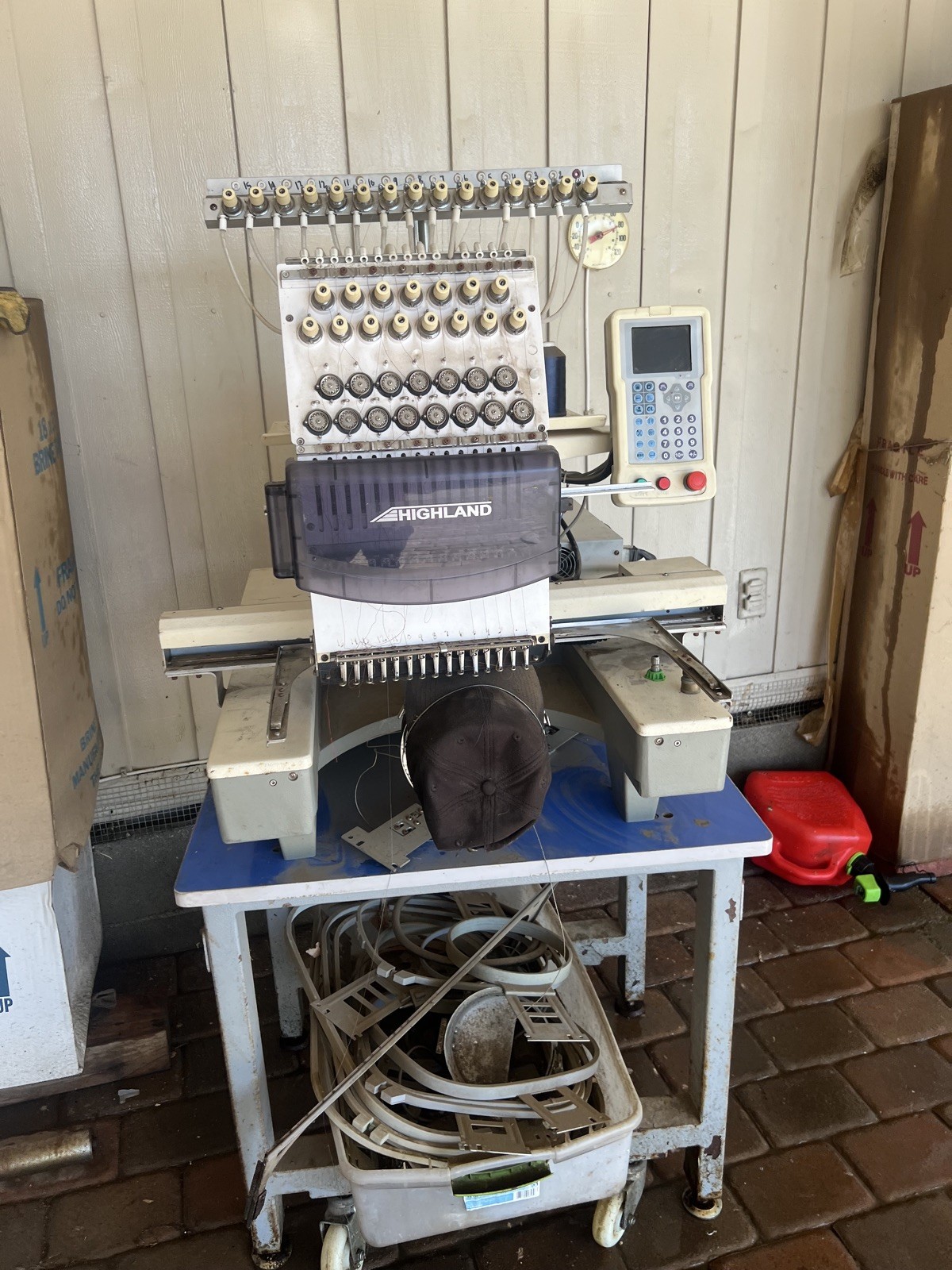 Highland 1504C 4 Head Embroidery Machine