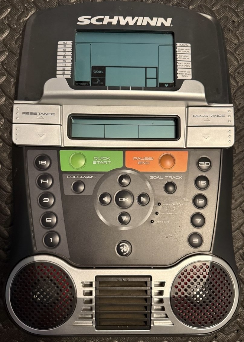 Schwinn 230 Eliptical Bicycle Monitor