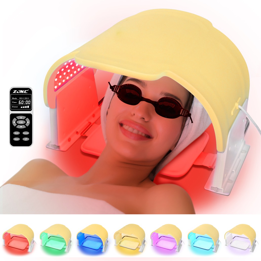 Facial 7 Colors Led Light Mask Skin Rejuvenation Therapy PDT Machine Home Use