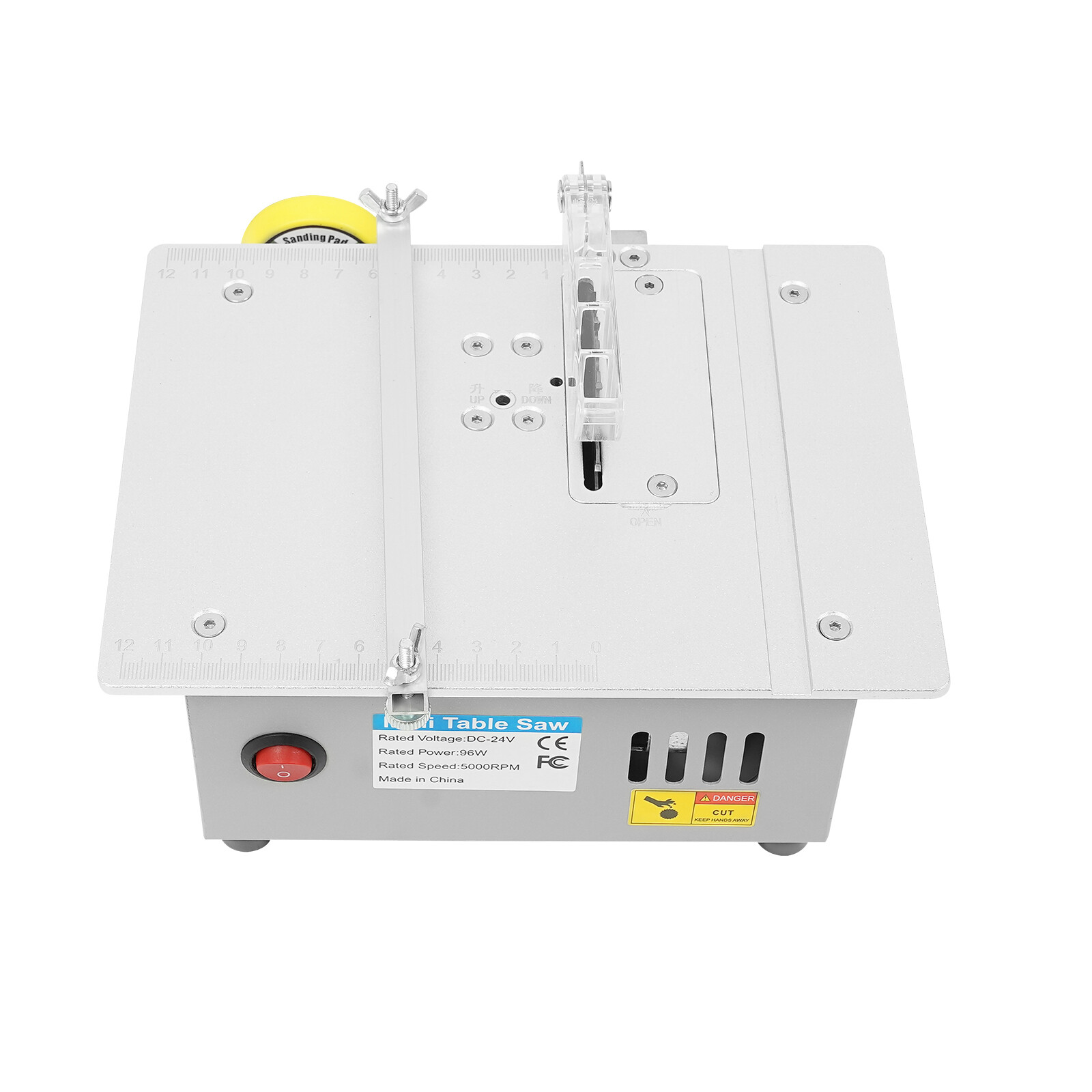 Precision Mini Table Saw Blade DIY Woodworking Bench Saw Cutting Machine