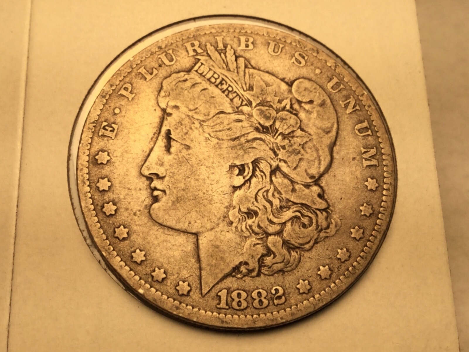 1882-O/S Morgan Dollar variety