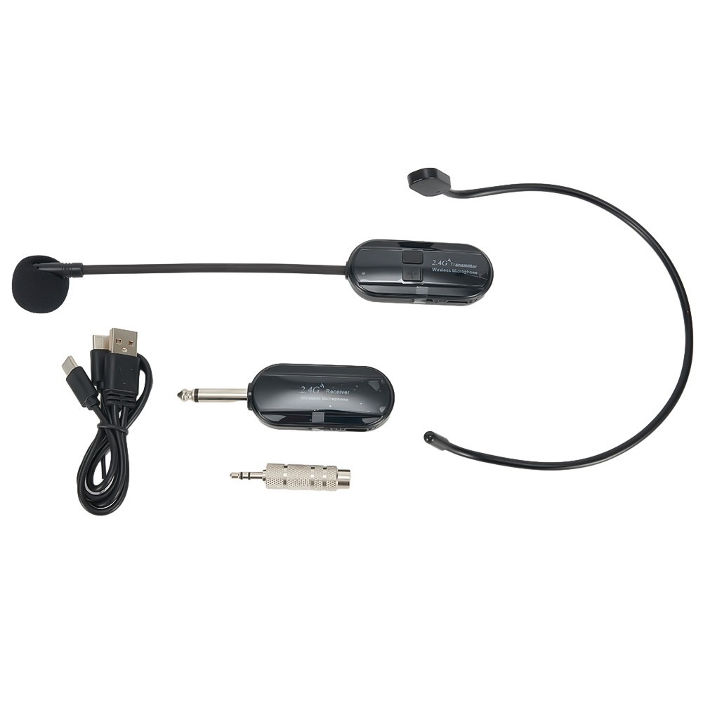 for 2.4G Wireless Microphone Headset 160FT Range Mic For Teach Outdoor Speech