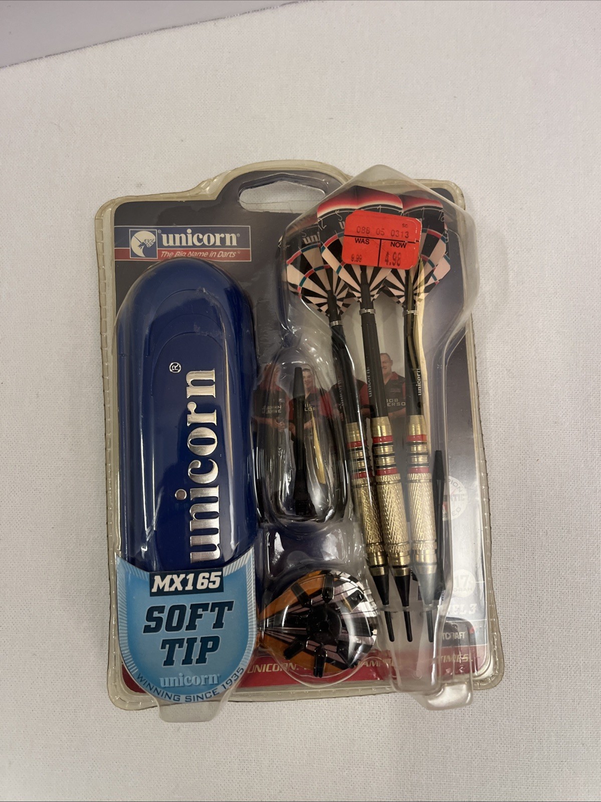 Unicorn • MX165 • Soft Tip Pro Dart Set • Level 3  • 17 Gram • 2007 • NEW