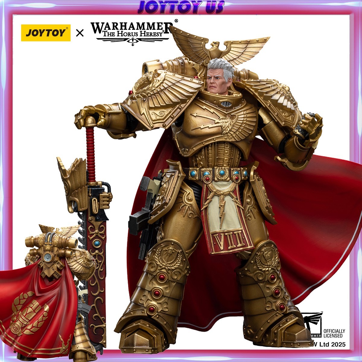JOYTOY Warhammer 40K Imperial Fists  Rogal Dorn Primarch of the Vllth Legion
