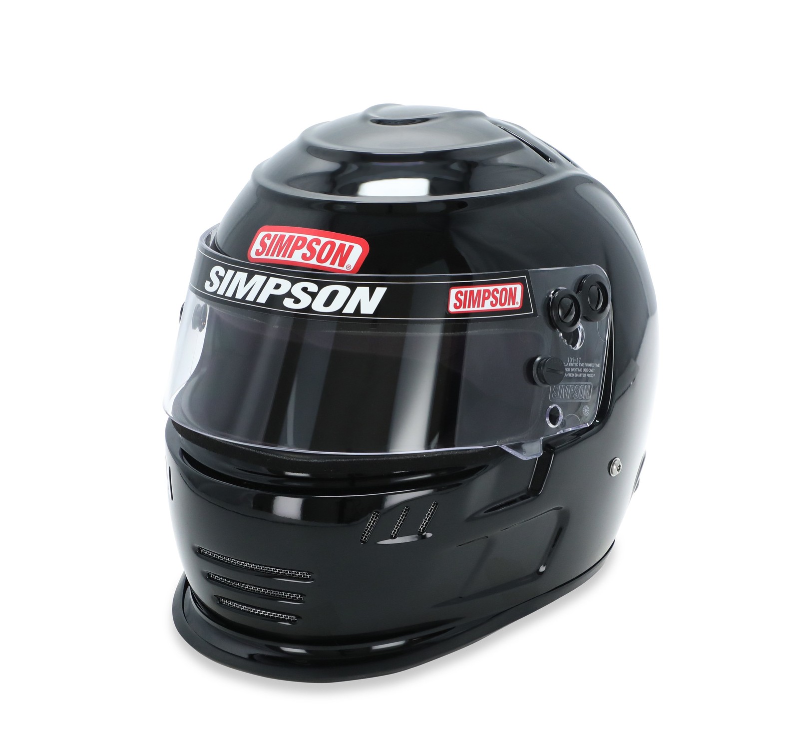 Simpson Racing 7707582 SA2020 Speedway Shark Racing Helmet 7-5/8 Black