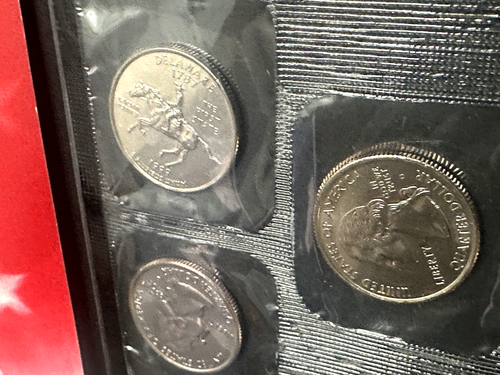 ERROR Flipped Delaware 2000 D Uncirculated Coin Set Sealed Packaging Millennium