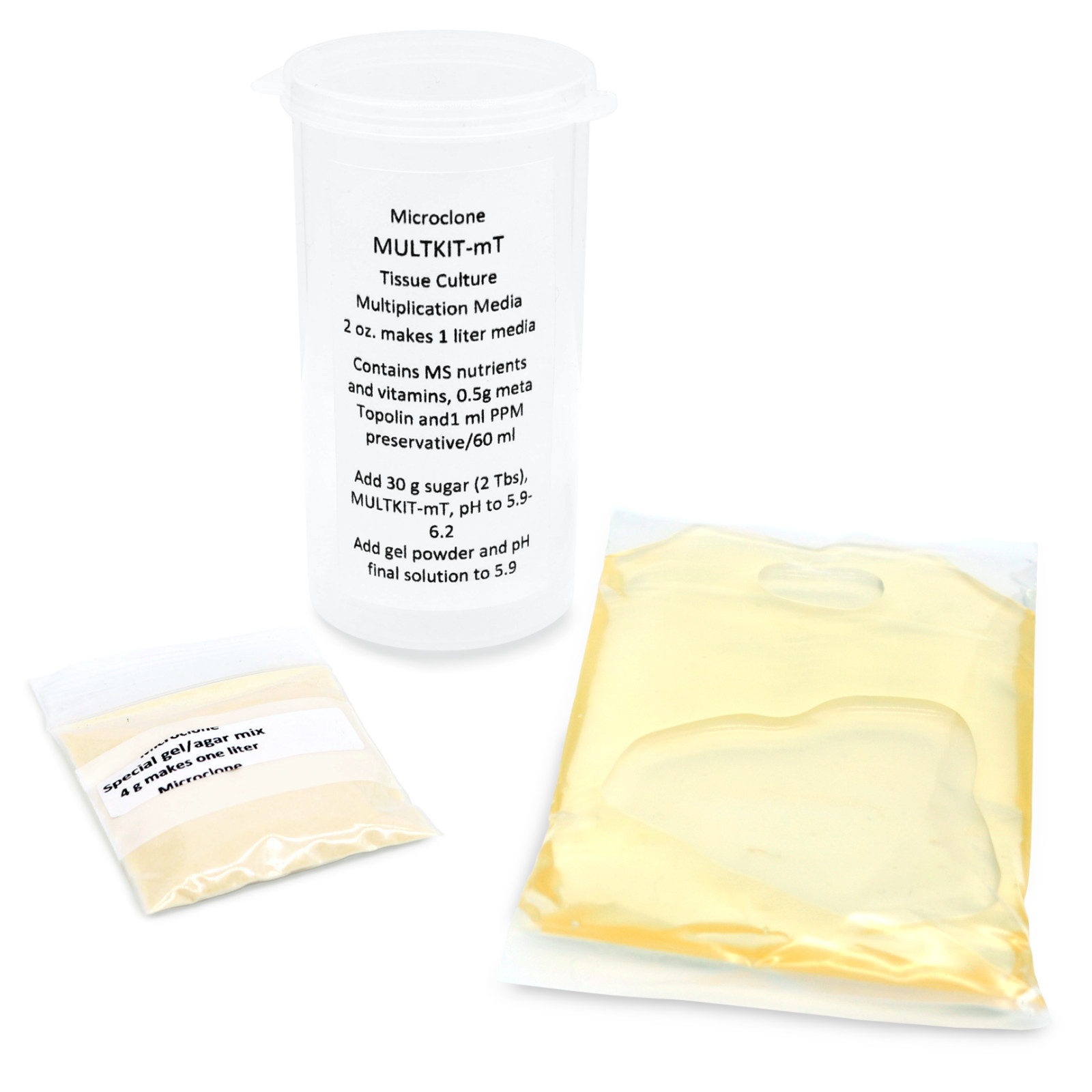 Microclone Tissue Culture Tissueponics Multkit-mT meta Topolin Cannabis Storage