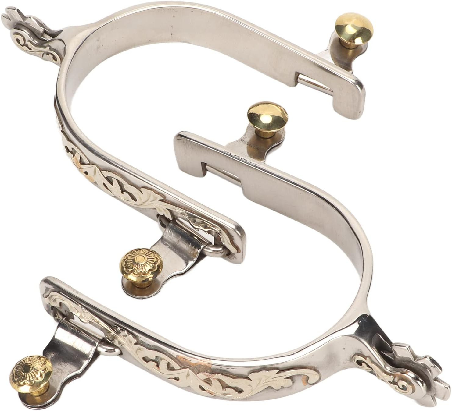2Pcs Western Cowboy Spurs, Stainless Steel Western Spurs, Men Women Horse Spurs,