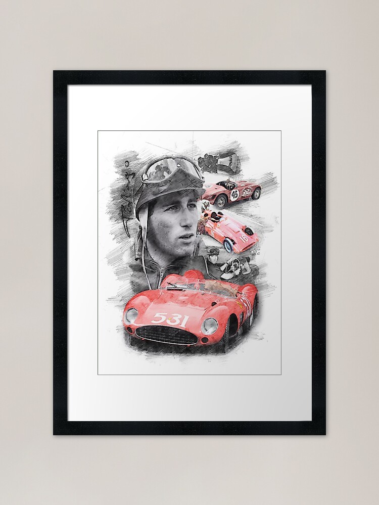 Alfonso de Portago Framed Art Print Framed Wall Art Poster Canvas Print Picture