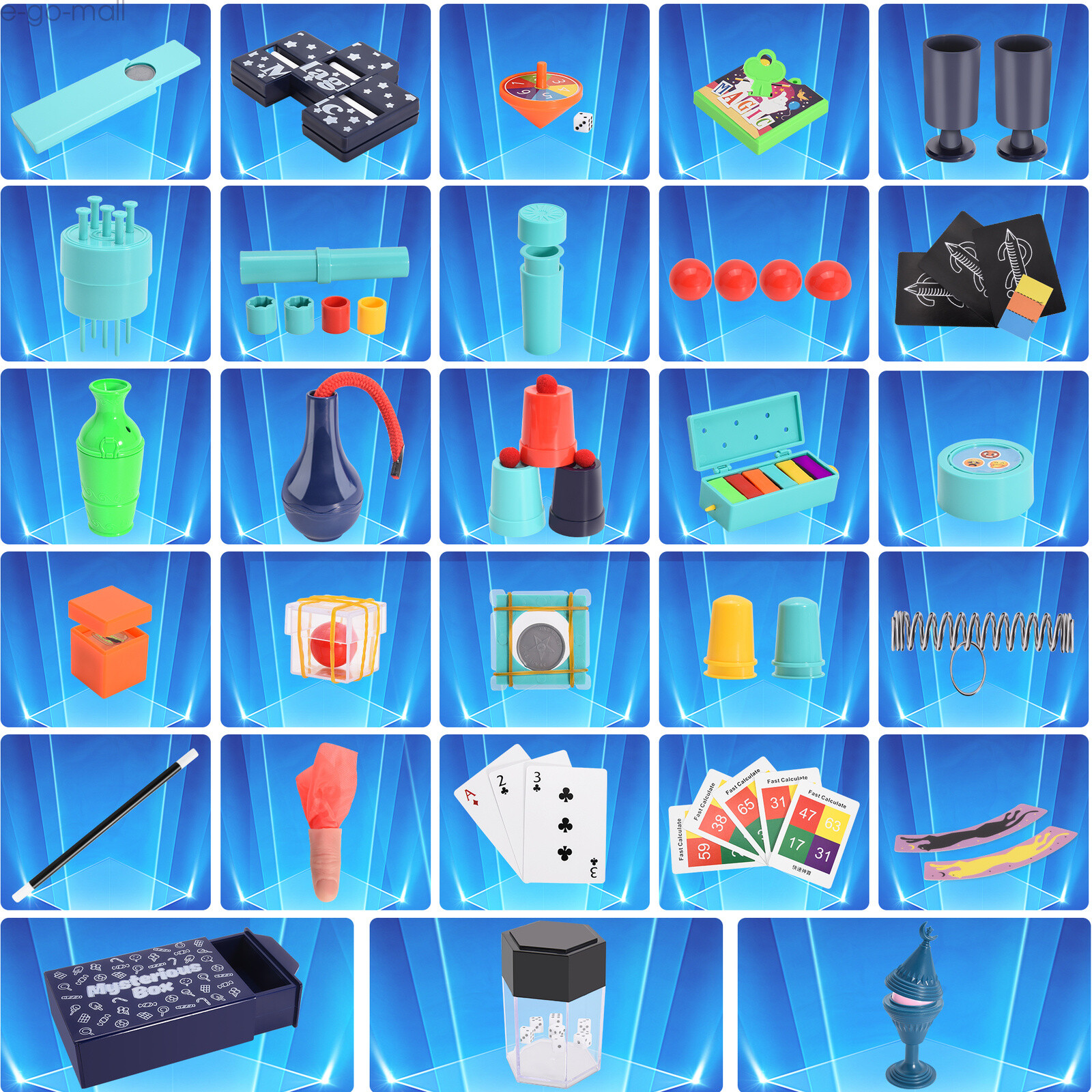 Nicella Magic Kit for Kids, 109+ Magic Tricks with Manual and Video Tutorials
