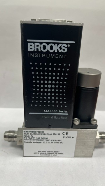 Brooks SLA5850S1 MFC 100 sccm Argon, 1/4 VCR Connections