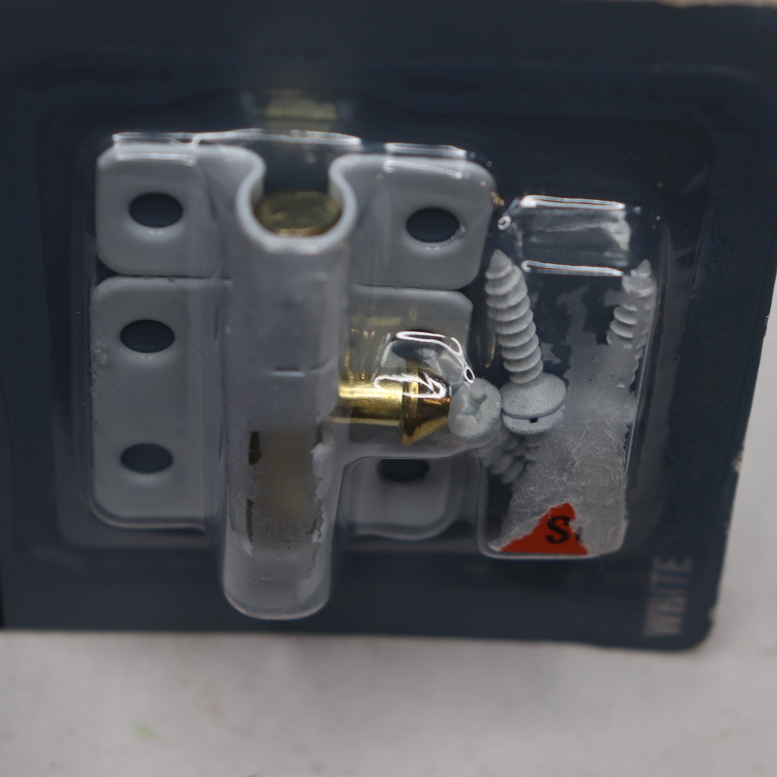 Everbilt 2 in. White Window Bolt