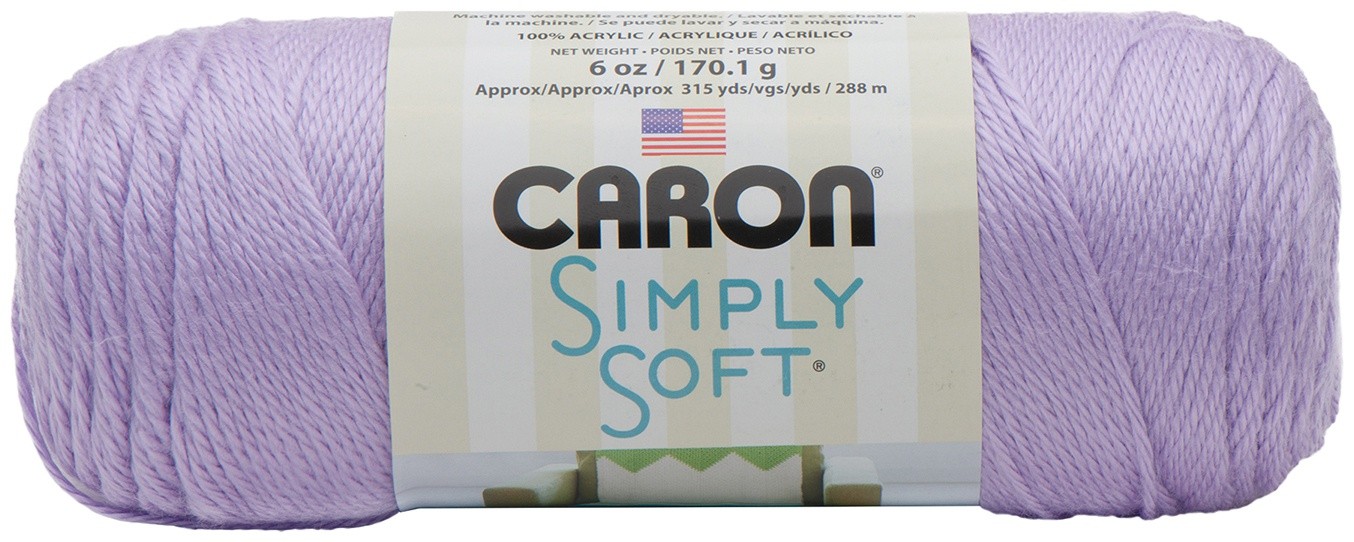 Spinrite H97003-9717 Simply Soft Solids Yarn-Orchid