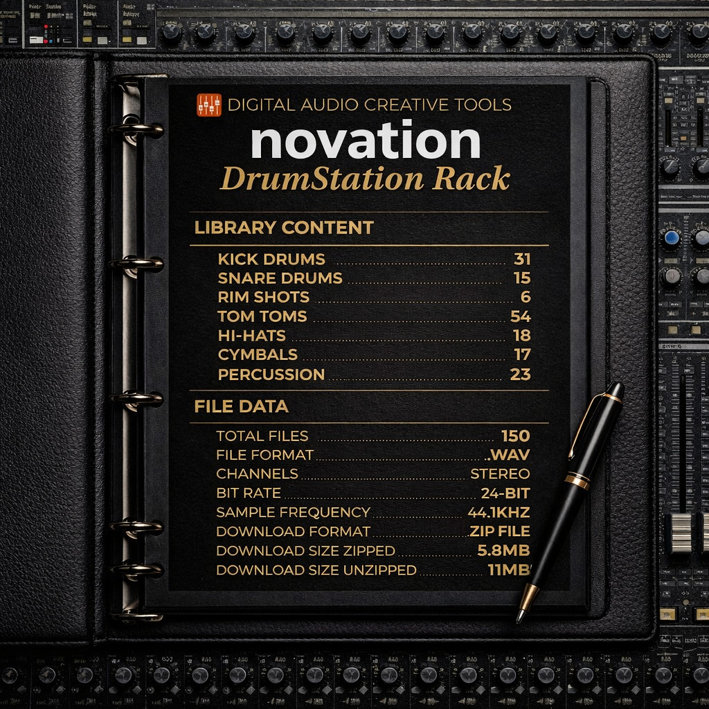 Novation DrumStation Rack Sample Library