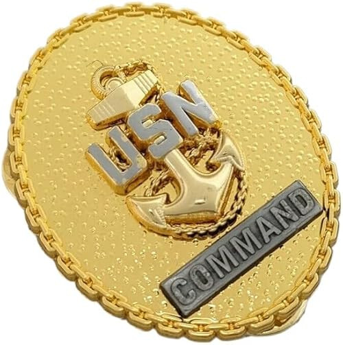 US NAVY USN OFFICER DRESS LAPEL HAT PIN BADGE IDENTIFICATION INSIGNIA
