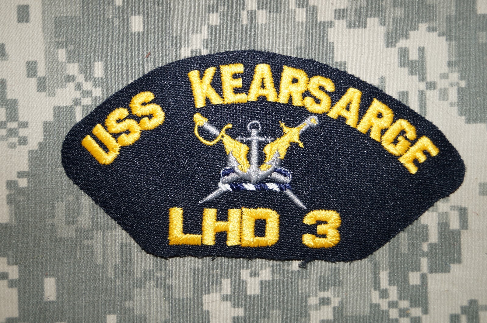 NEW RARE US Navy USS Kearsarge LHD 3 Embroidered Cap Military Patch