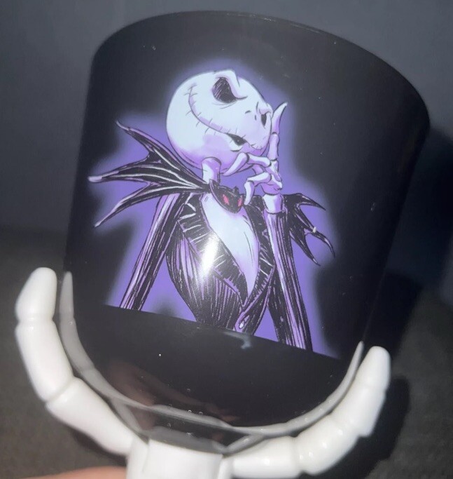 Jack Skellington Cup Disney Nightmare before Christmas used collectable