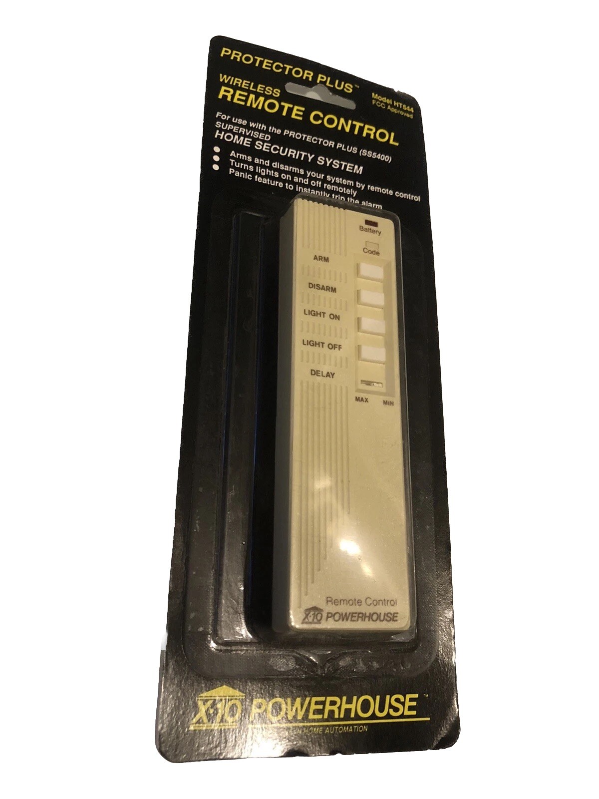 X-10 Remote Control HT544 Powerhouse Protector Plus Wireless @B