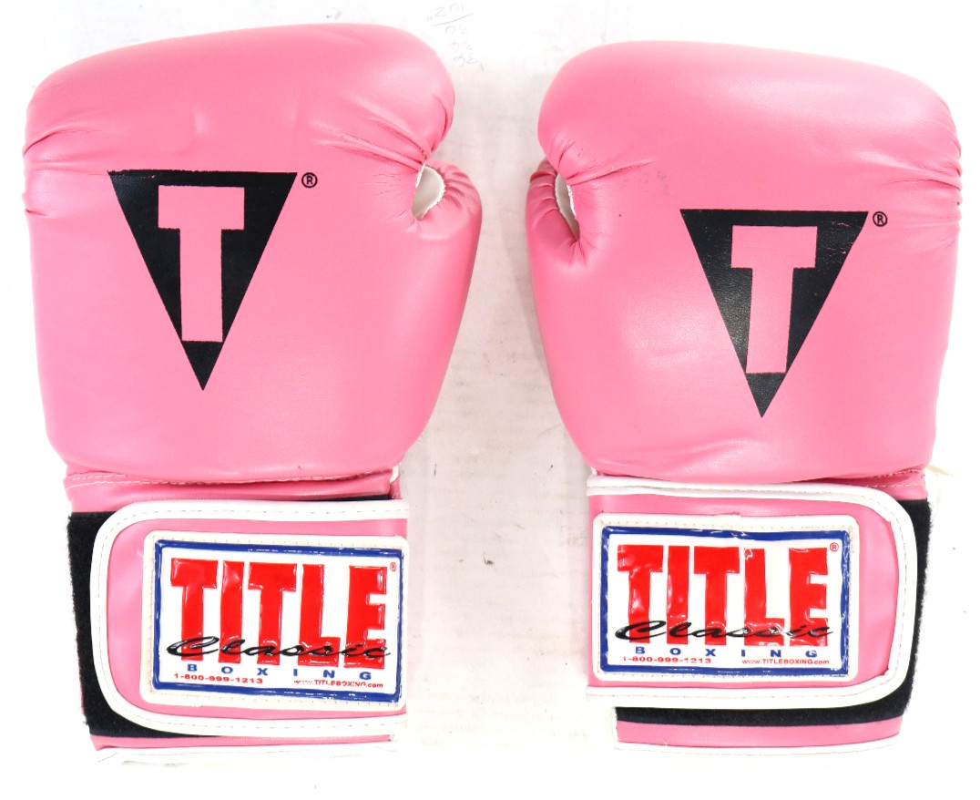 Title Classic boxing gloves black pink red white blue womens wrist wrap wraps