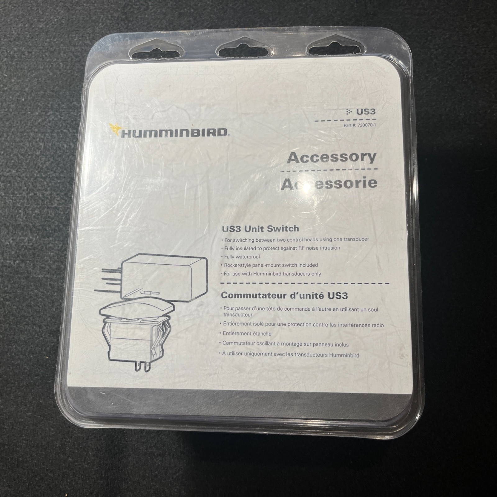 Humminbird US3 Unit Switch 720070-1