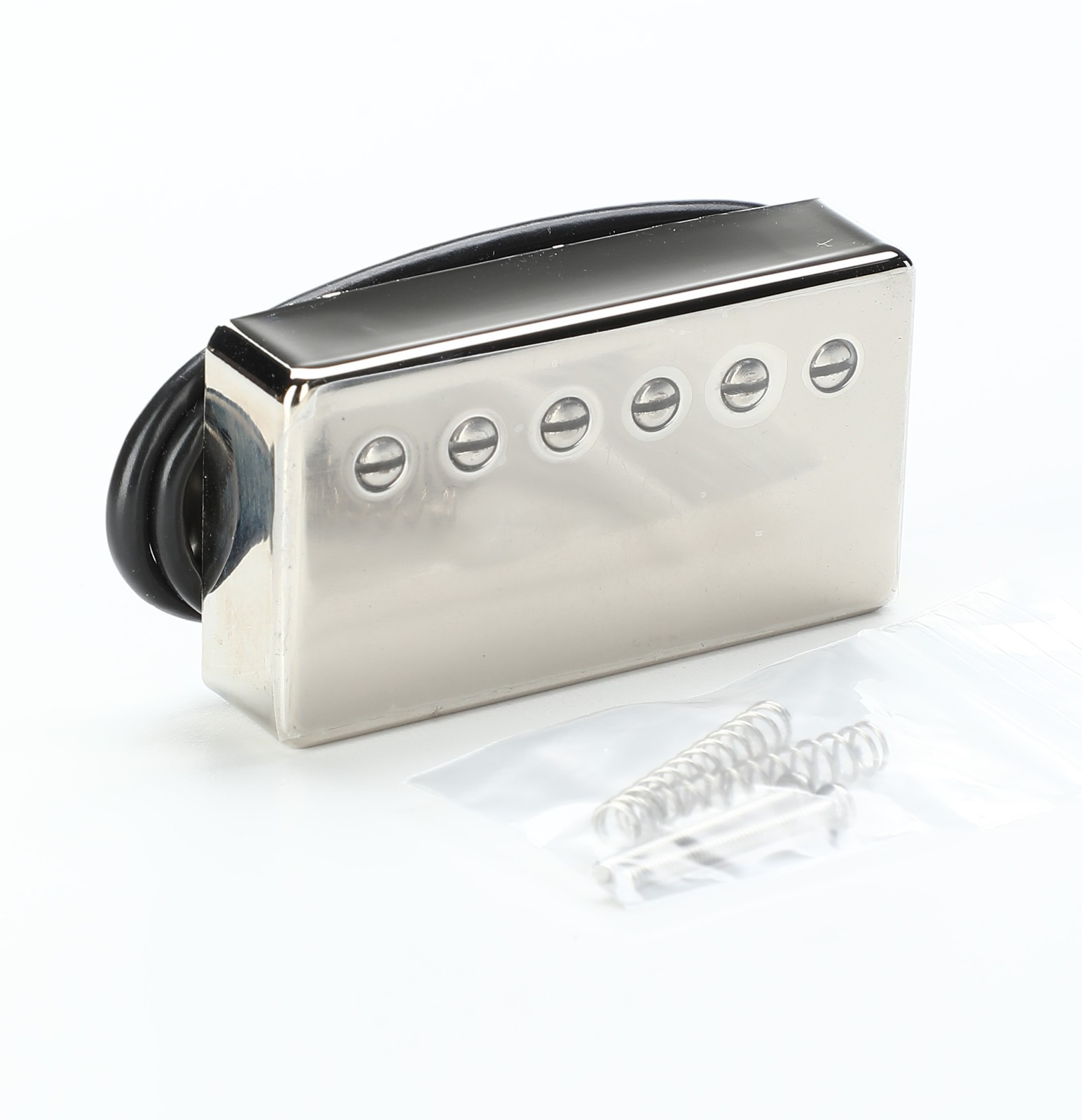 Suhr Woodbucker Neck Humbucker Pickup,  53mm Spacing - Raw Nickel