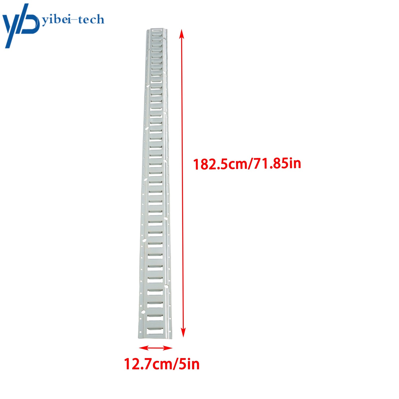 For Garages Vans Trailers 4 Pack 6' E Track Tie Down Rail Kit Galvanized Steel