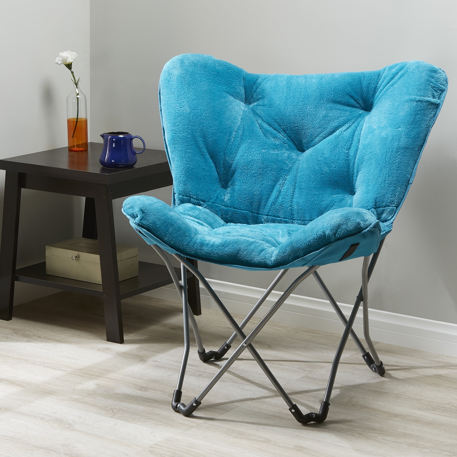 Folding Butterfly Chair Soft Portable Seat Collapsible Dorm Apartment Living New