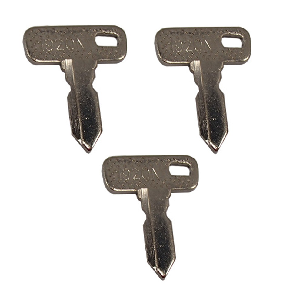 Set of 3 Keys Fits Club Car Golf Cart Key 84 & Up Gas & Electric DS & Precedent