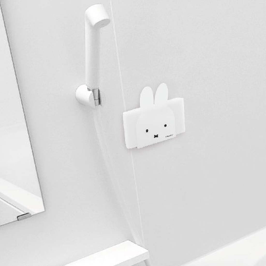 Miffy Magnetic Sponge Holder + 4 Die-Cut Sponges Set Okato | Japan Kitchen